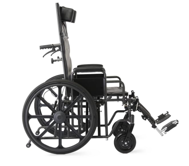22 Inch Reclining Wheelchair with Elevating Leg Rests V543