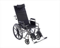 22 Inch Reclining Wheelchair with Elevating Leg Rests V543