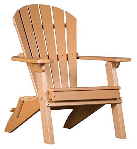 4 Season Cedar Foldable Adirondack Chair with Cup Holder C308740