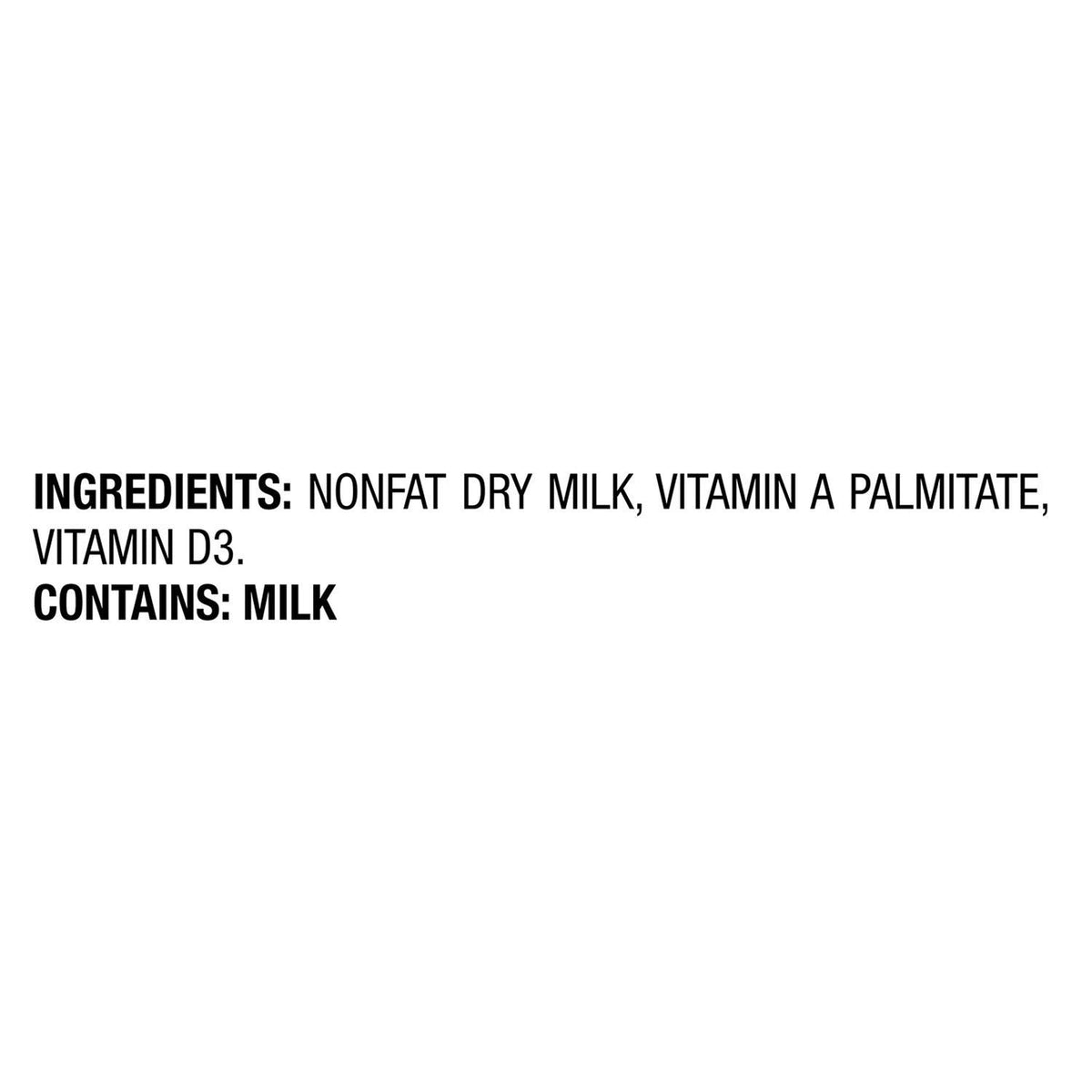 Non-Fat Instant Dry Milk 70.4 Ounce W175