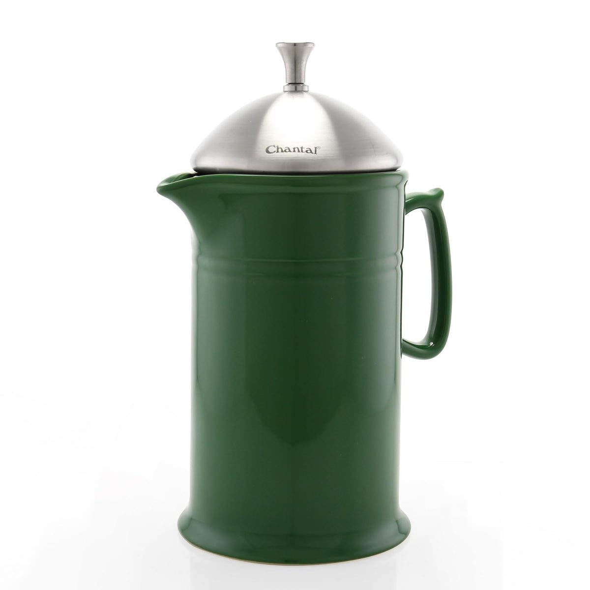 Green Stoneware French Press Z412