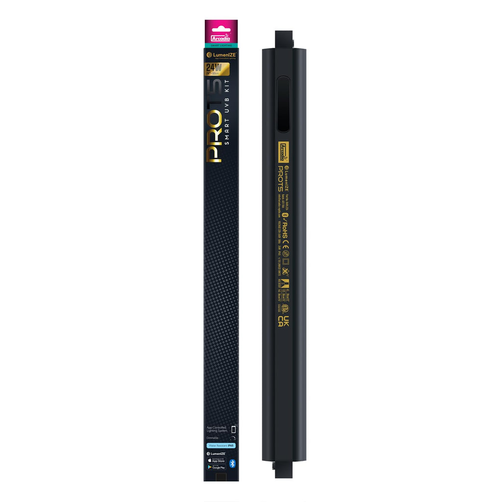 24" 24 Watts 12% UVB Reptile Light Fixture Kit Q553