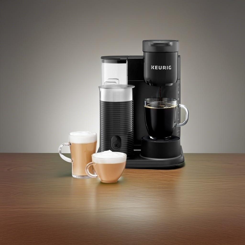 Single Serve Coffee, Latte and Cappuccino Maker, Black O260