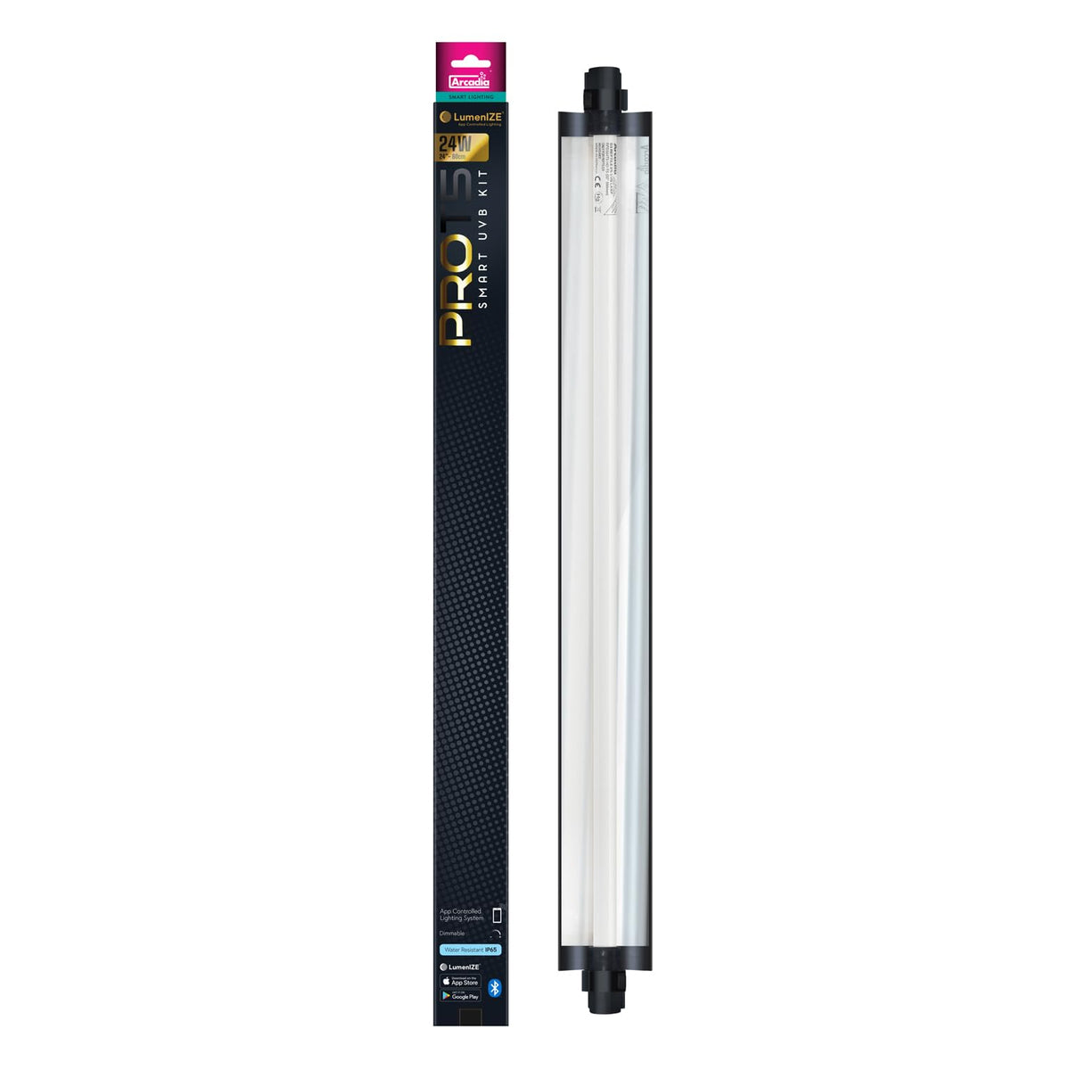 24" 24 Watts 12% UVB Reptile Light Fixture Kit Q553