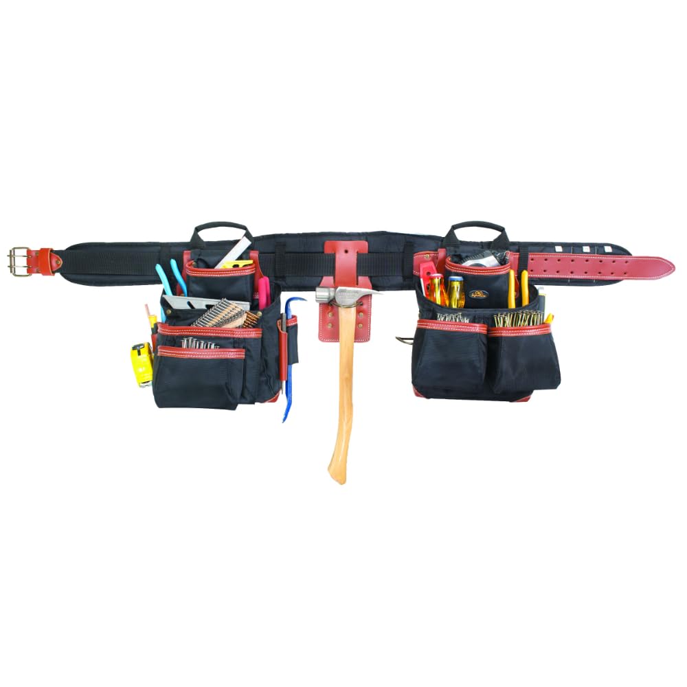 Black Brown 4 Piece Tool Belt G5947