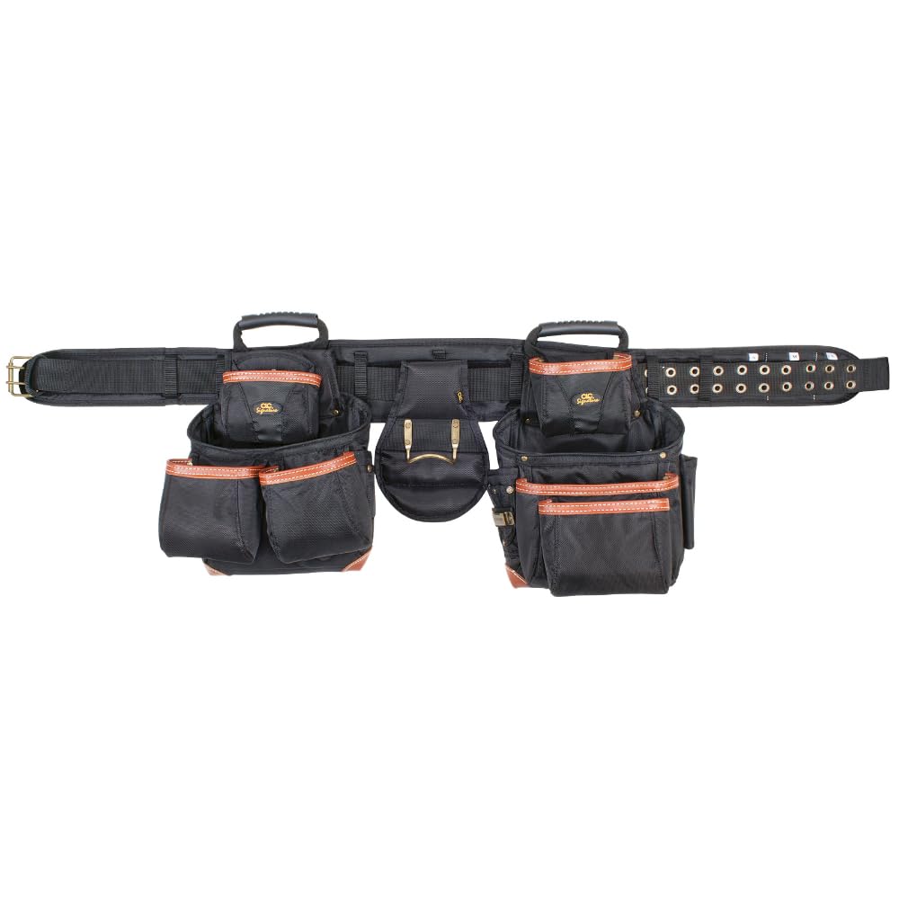 Black Brown 4 Piece Tool Belt G5947