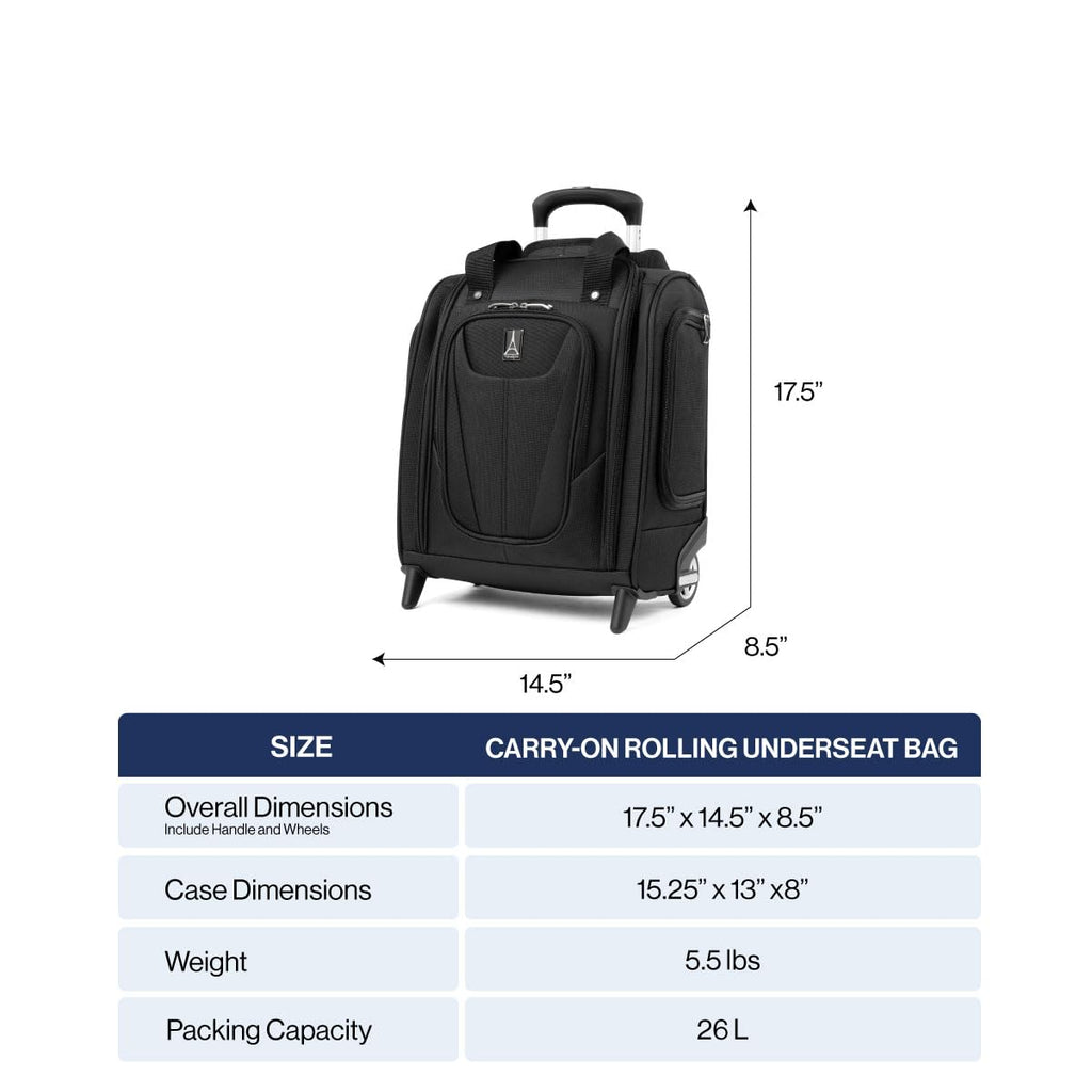 Black Softside Carry-On Underseat X9073