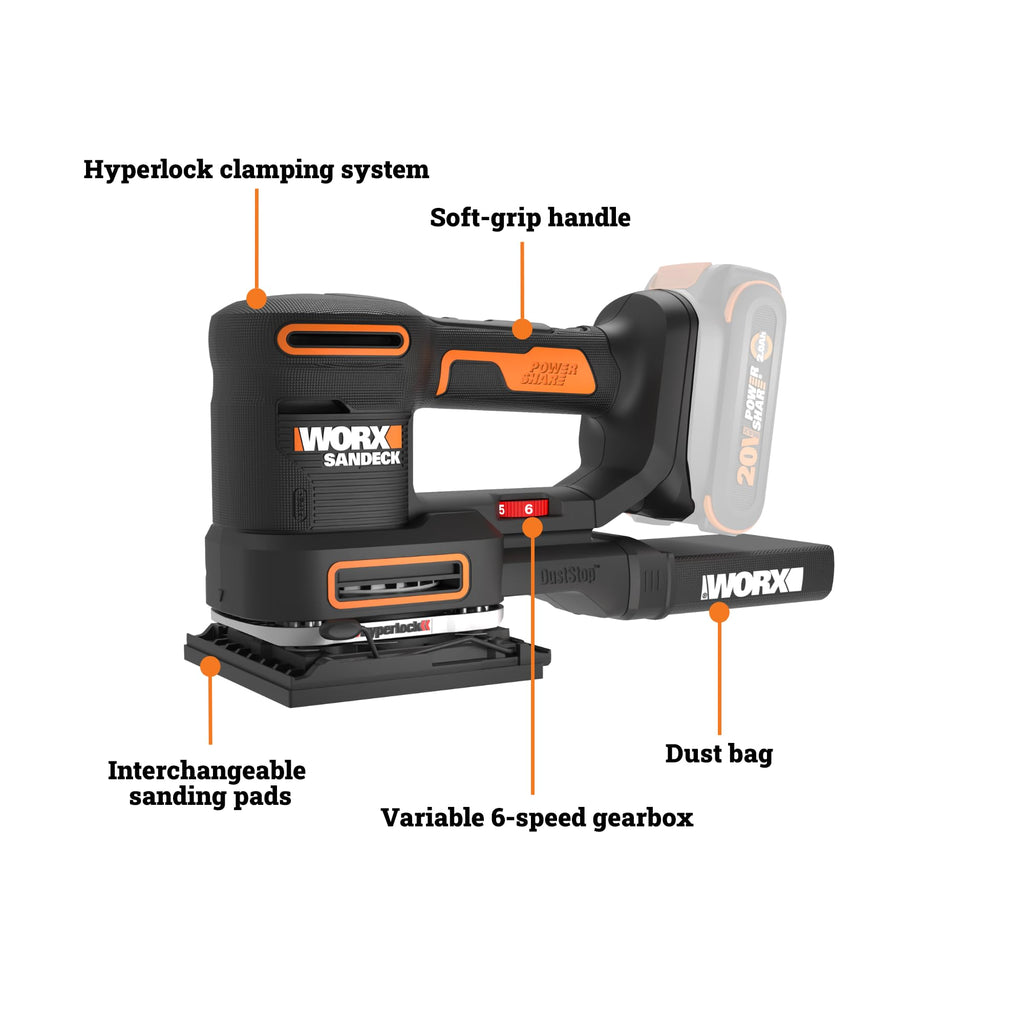 Cordless Multi Sander 20V 5-in-1 C43521