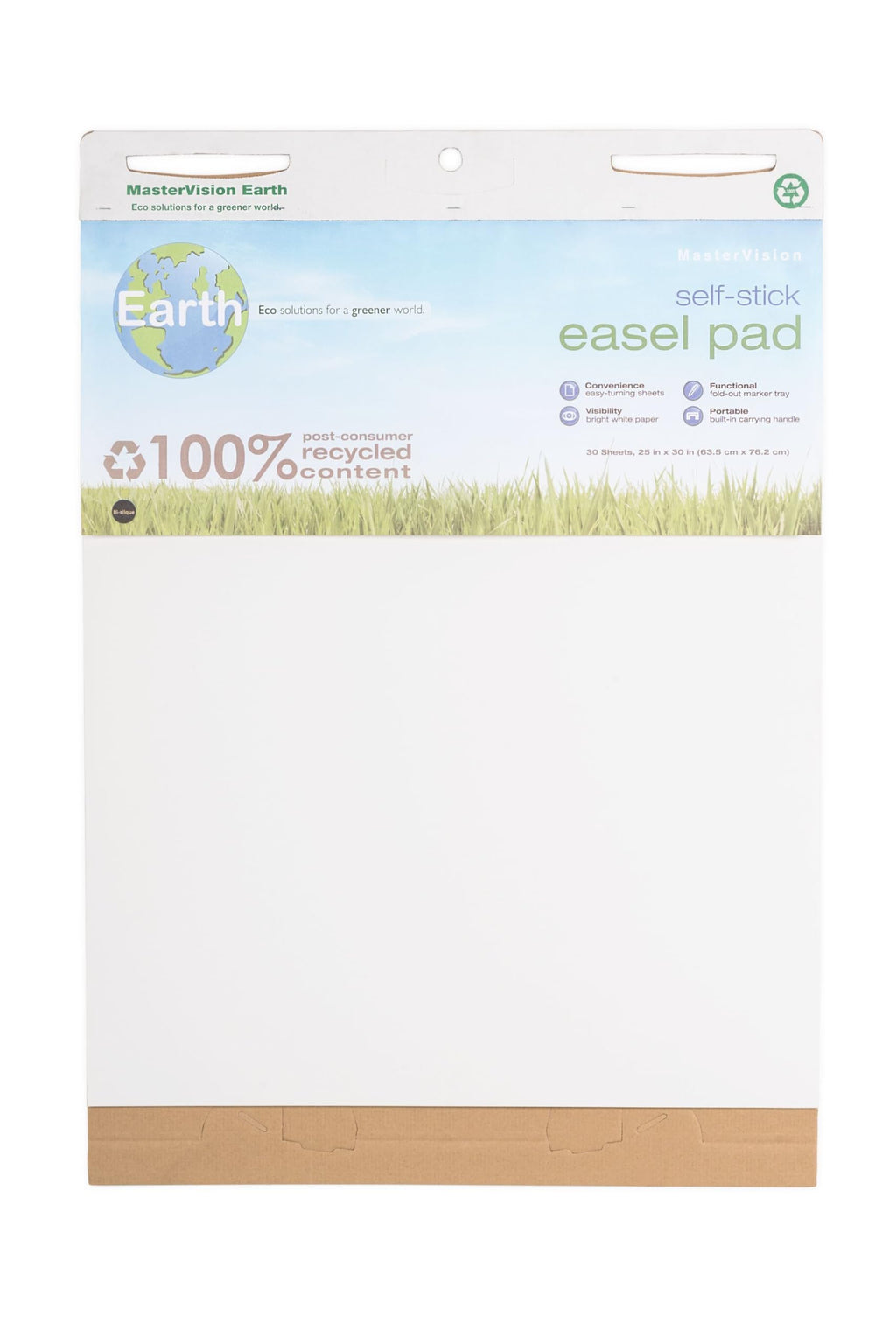 Self-Stick Easel Pad 30" x 25" 2 Pack White R5258