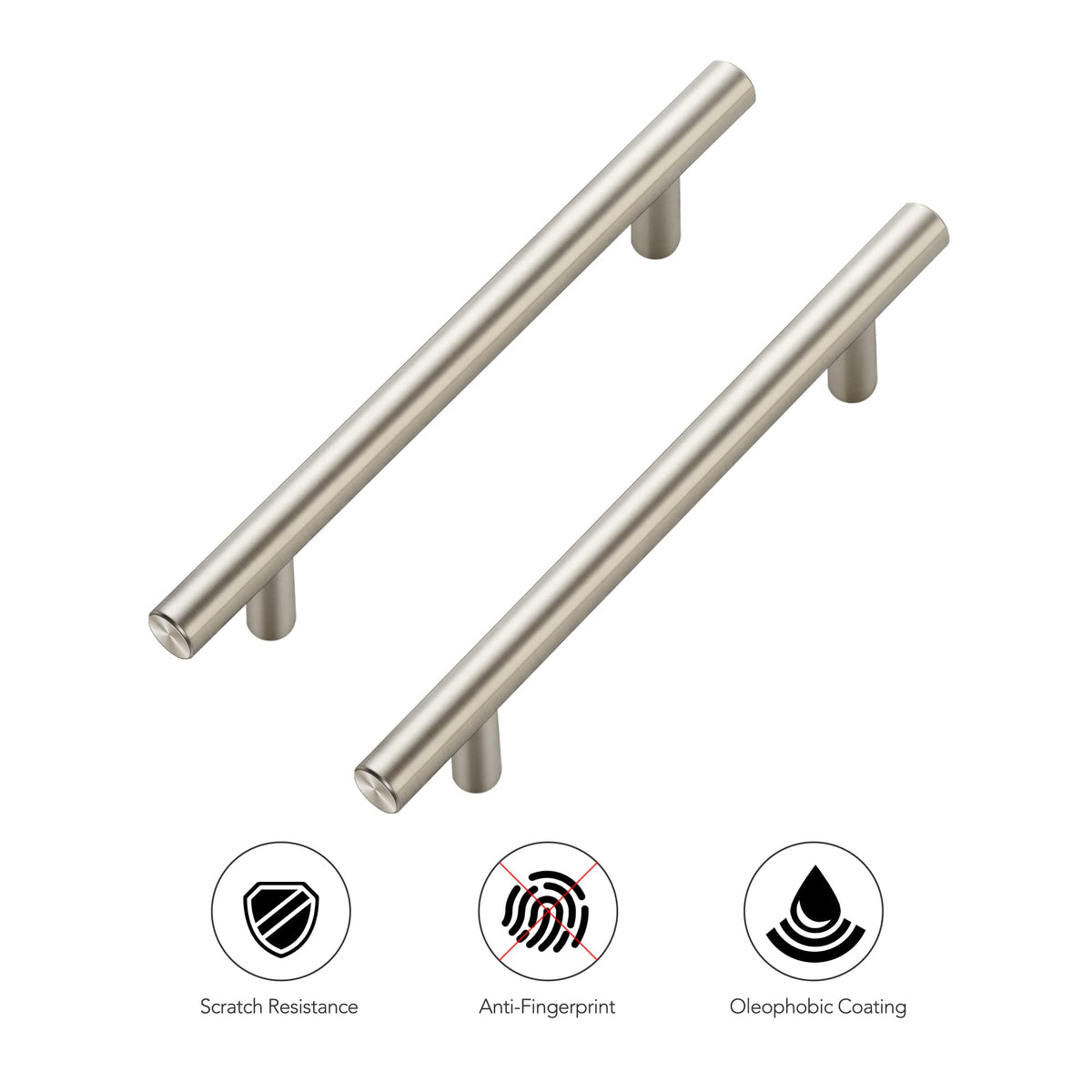 Brushed Nickel 5 Inch 30 Pack Cabinet Pulls G386794