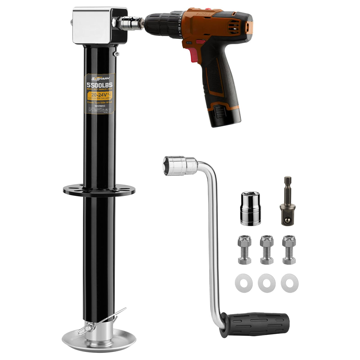 Heavy Duty A-Frame Trailer Jack H3771