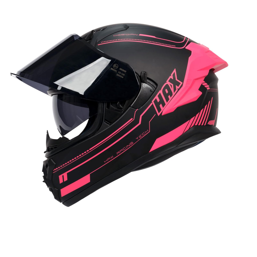 Full Face Dual Visor Adult Motorcycle Helmet D5806