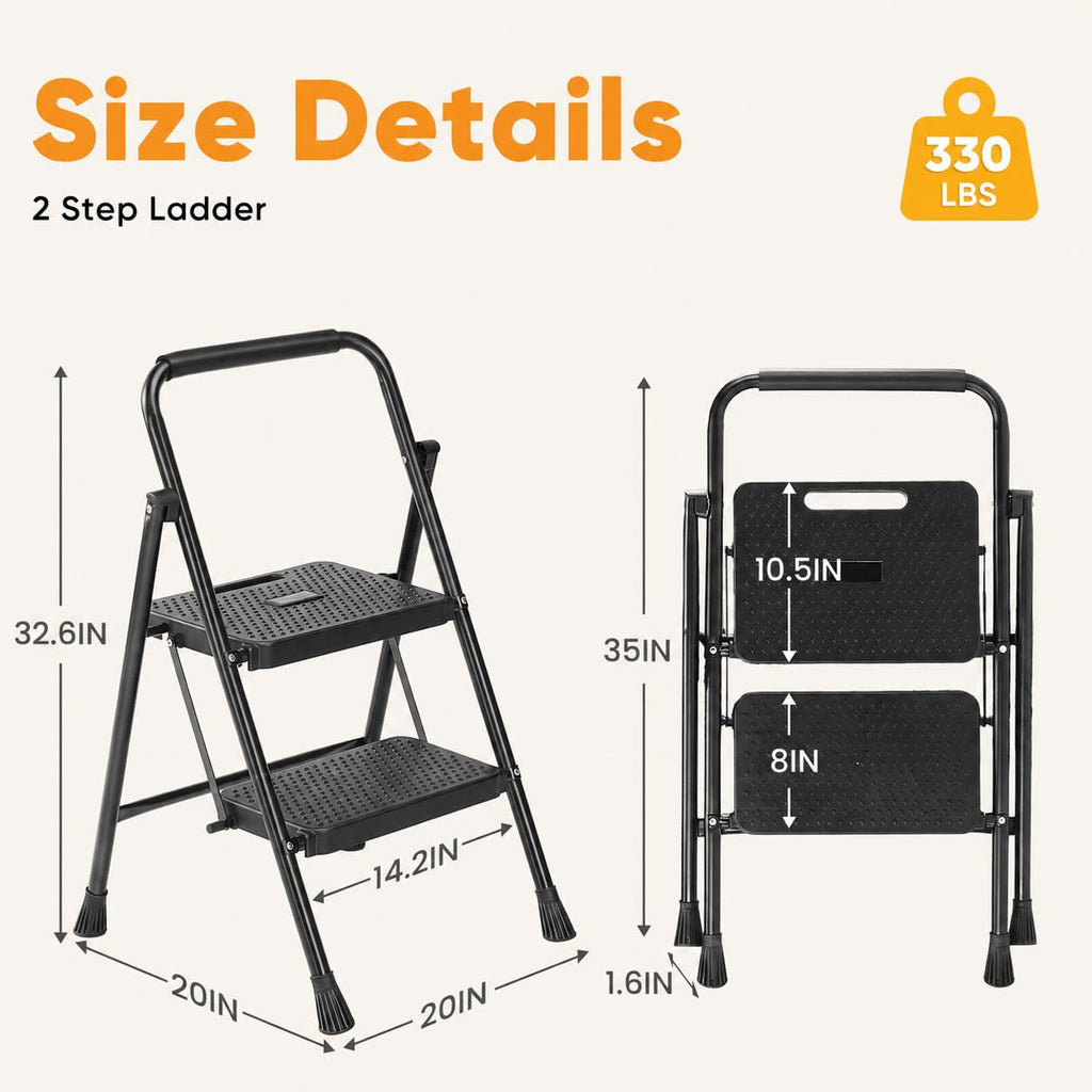 Two Step Ladder with Safety Lock R2831