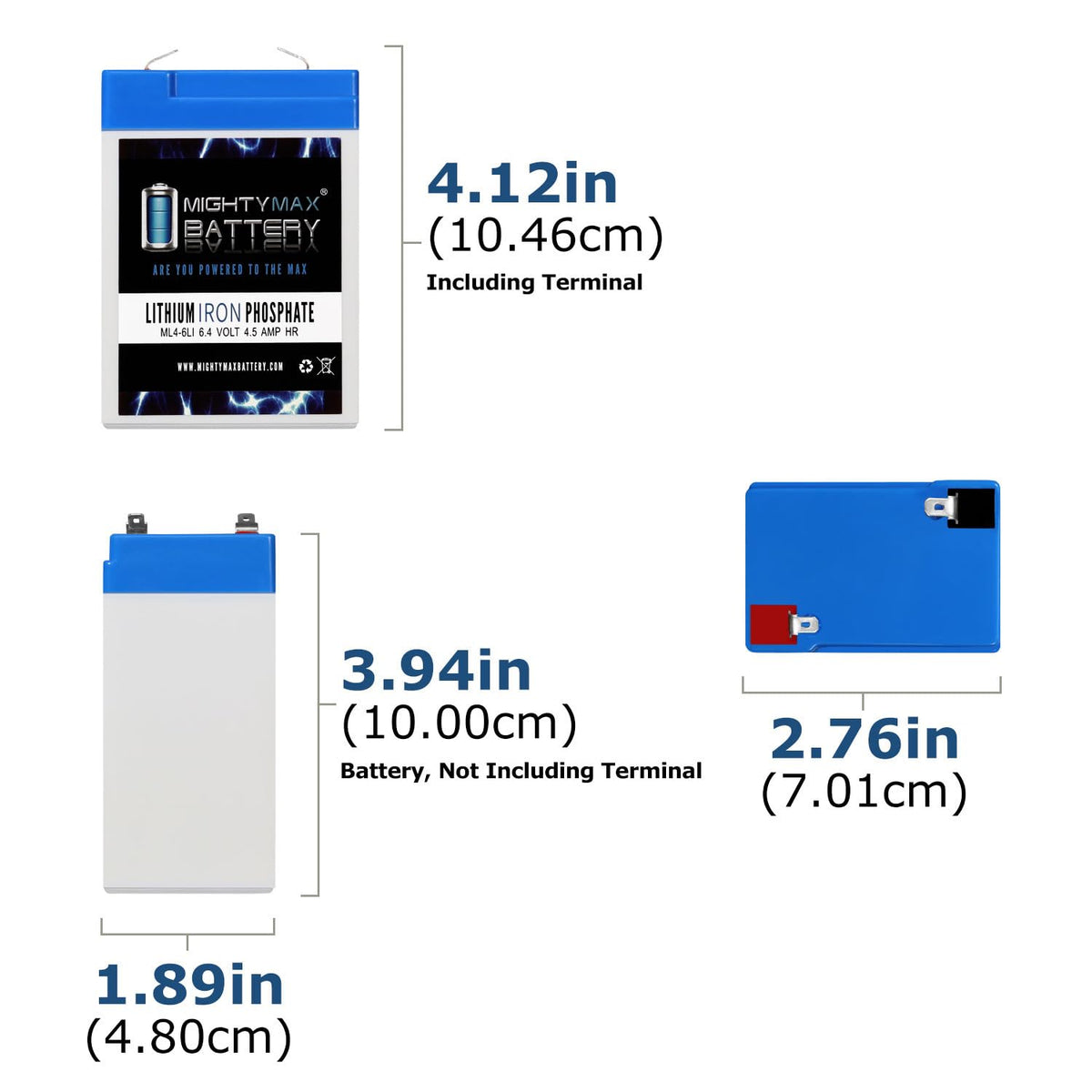 6V 4.5AH Lithium Replacement Battery Q870
