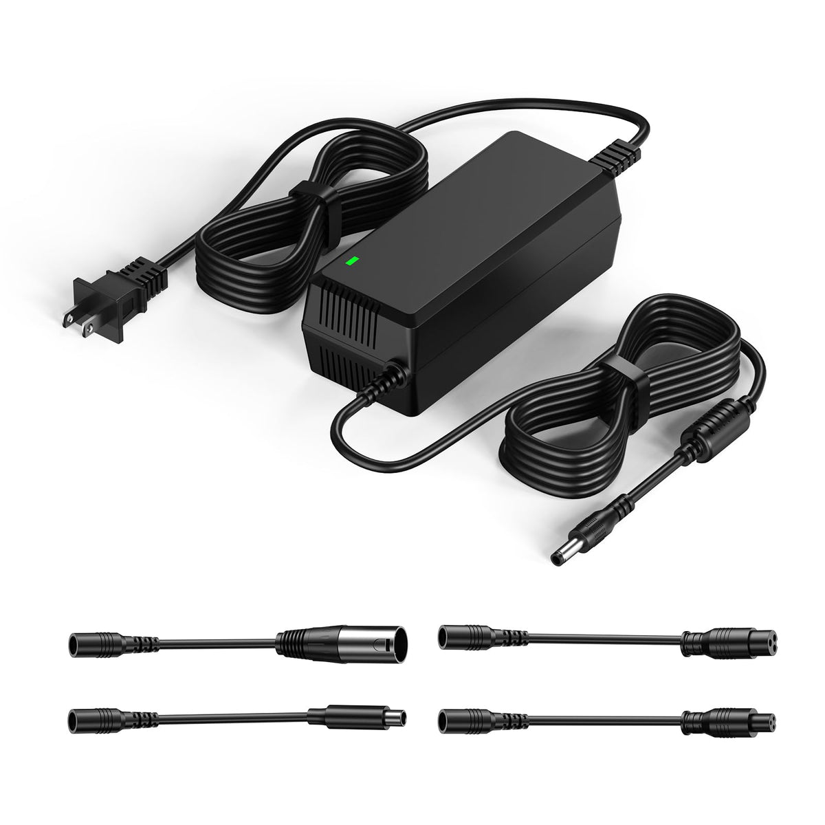54.6V 2A Electric Scooter Charger 5 Connectors 8.2ft U3978