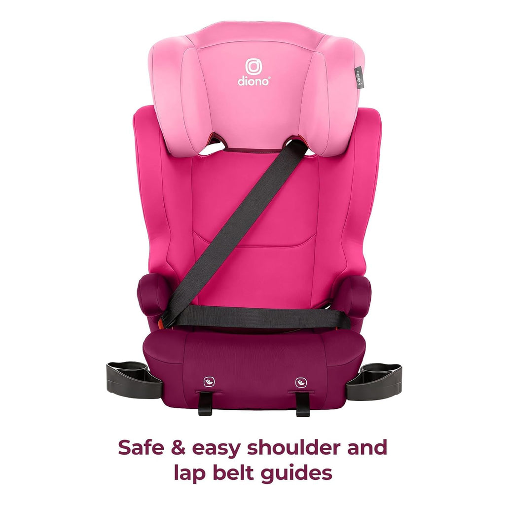 2-in-1 Belt Positioning Booster Seat, Pink N2995