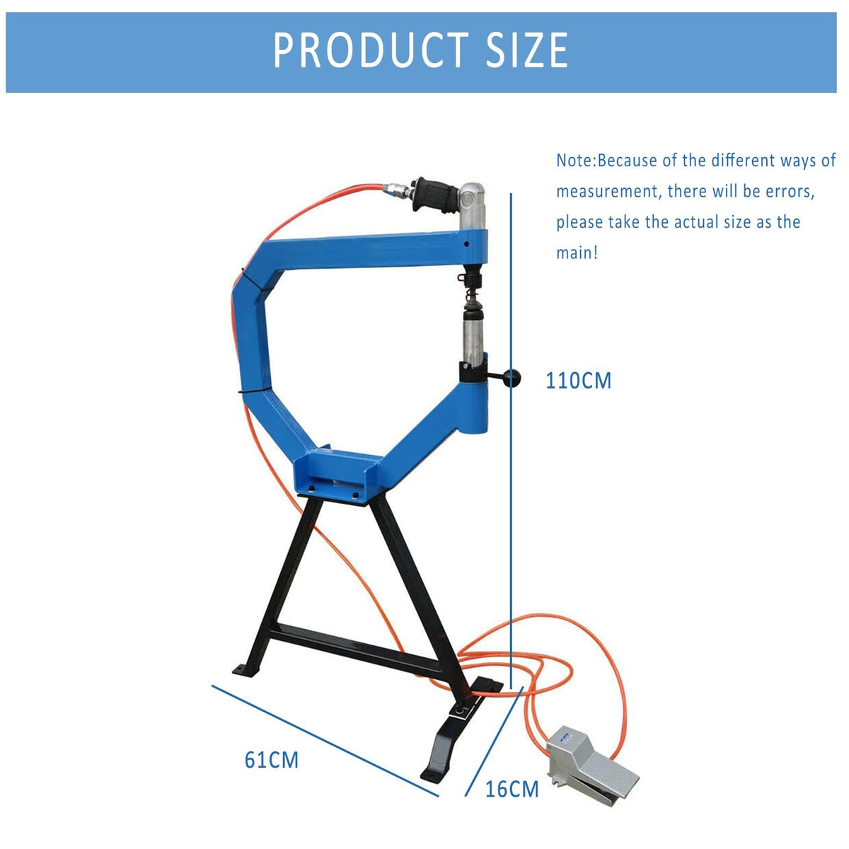 Pneumatic Planishing Hammer with Anvil and Pedal E19738