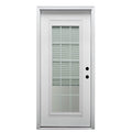 Fiberglass Smooth Primed Left Hand In-Swing Prehung Front Door Full Lite 36" x 80" A6827