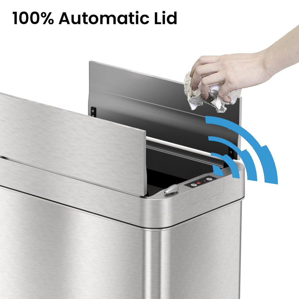 13 Gallon Sensor Kitchen Trash Can C92254