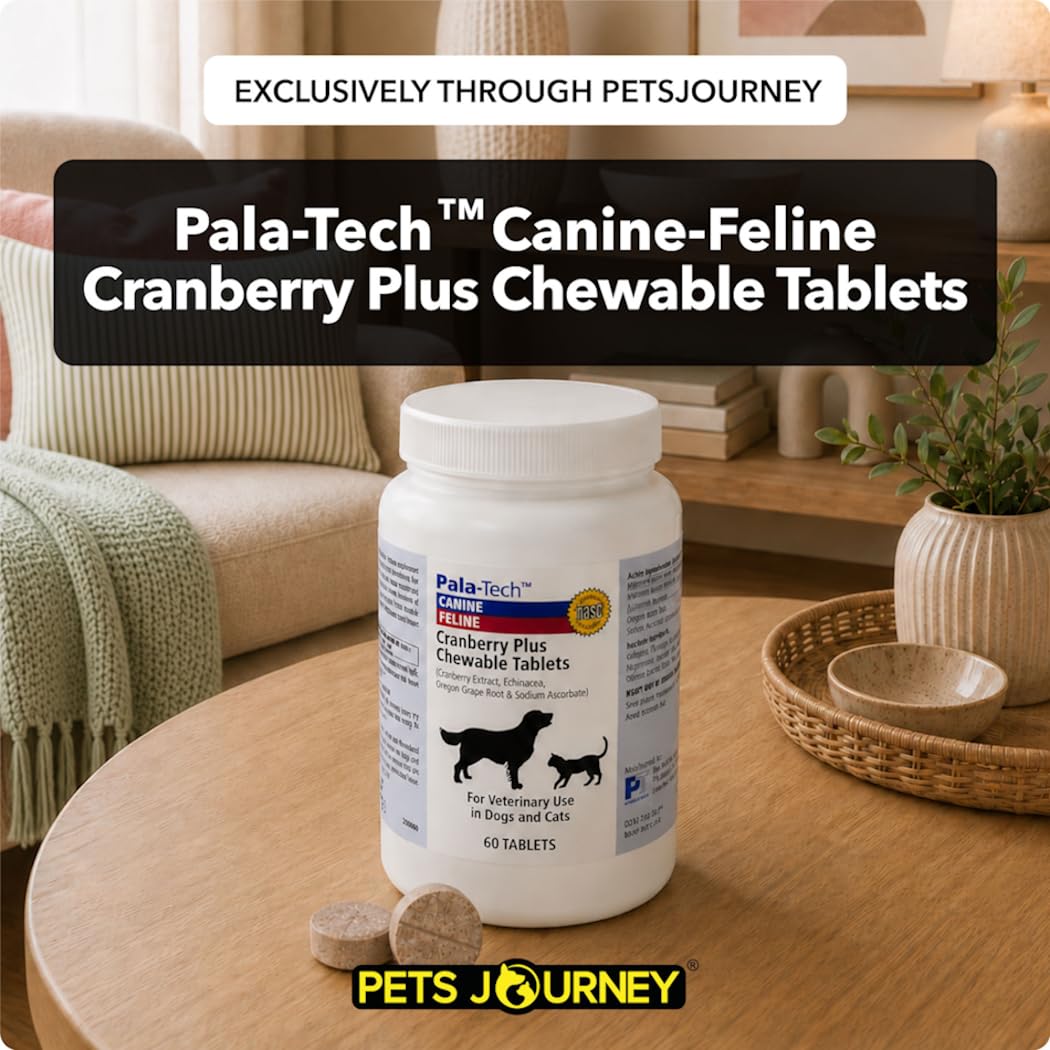 Cranberry Supplement for Dogs & Cats 60 Chewable Tablets J6226