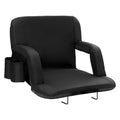 Folding Padded Stadium Seat with Cupholder F880