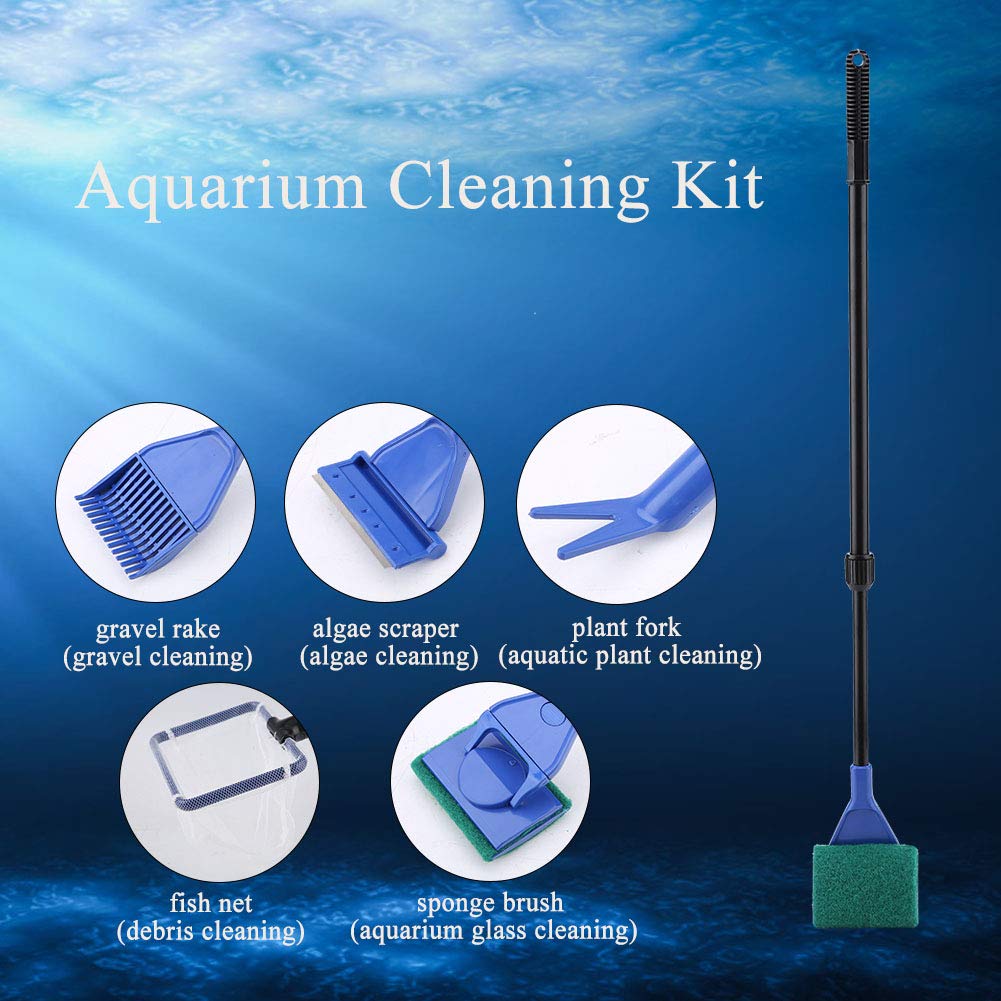 5 in 1 Retractable Aquarium Cleaning Kit T6932