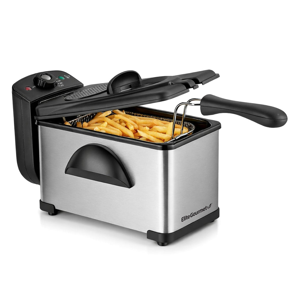 2Qt Immersion Deep Fryer with Removable Basket Y2421