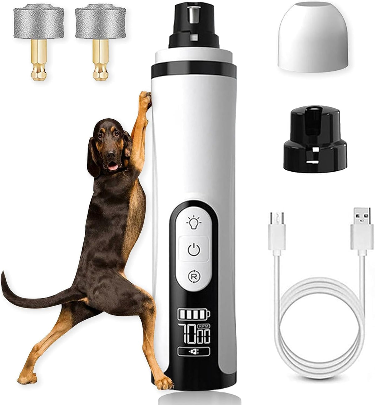 Rechargeable Portable Electric Pet Nail Grinder S39353