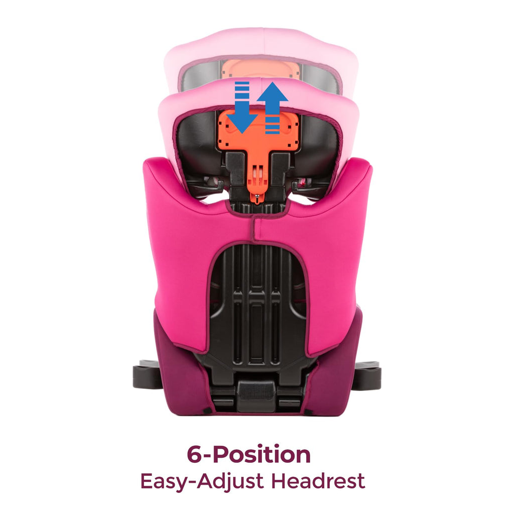 2-in-1 Belt Positioning Booster Seat, Pink N2995