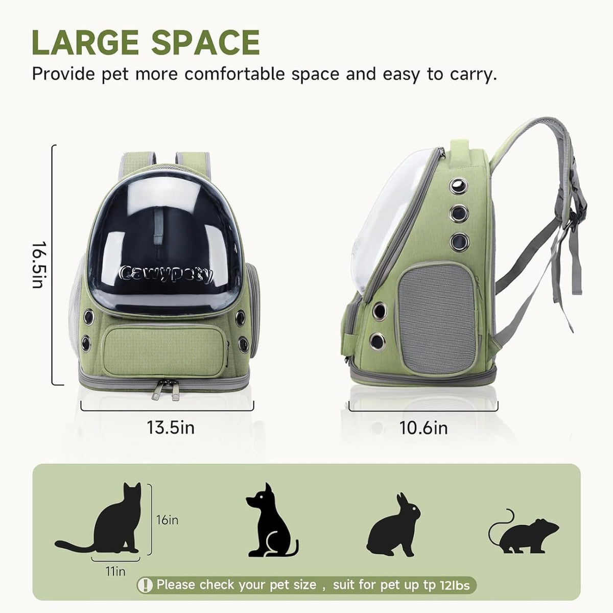 Breathable Cat Backpack Carrier A705803