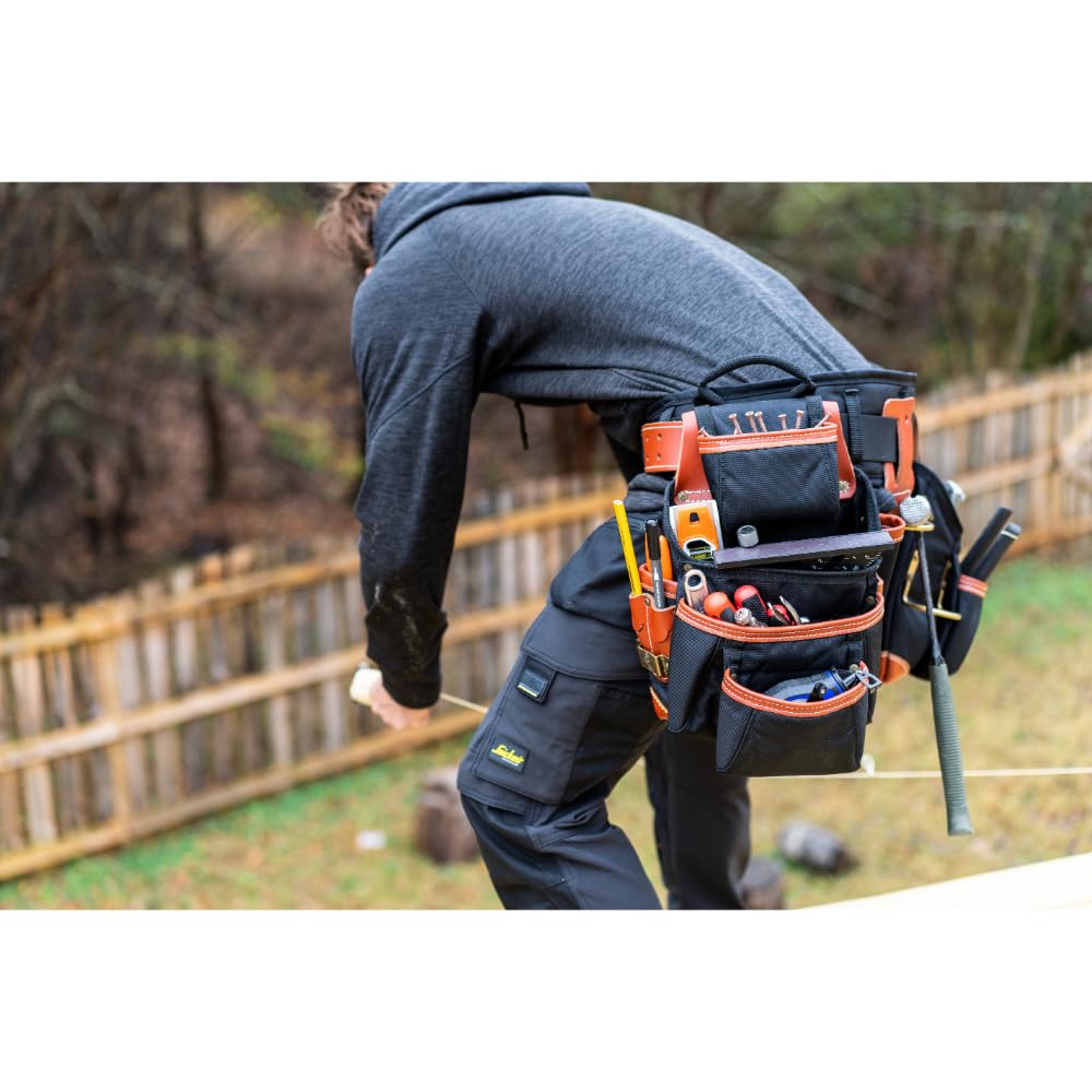 Black Brown 4 Piece Tool Belt G5947