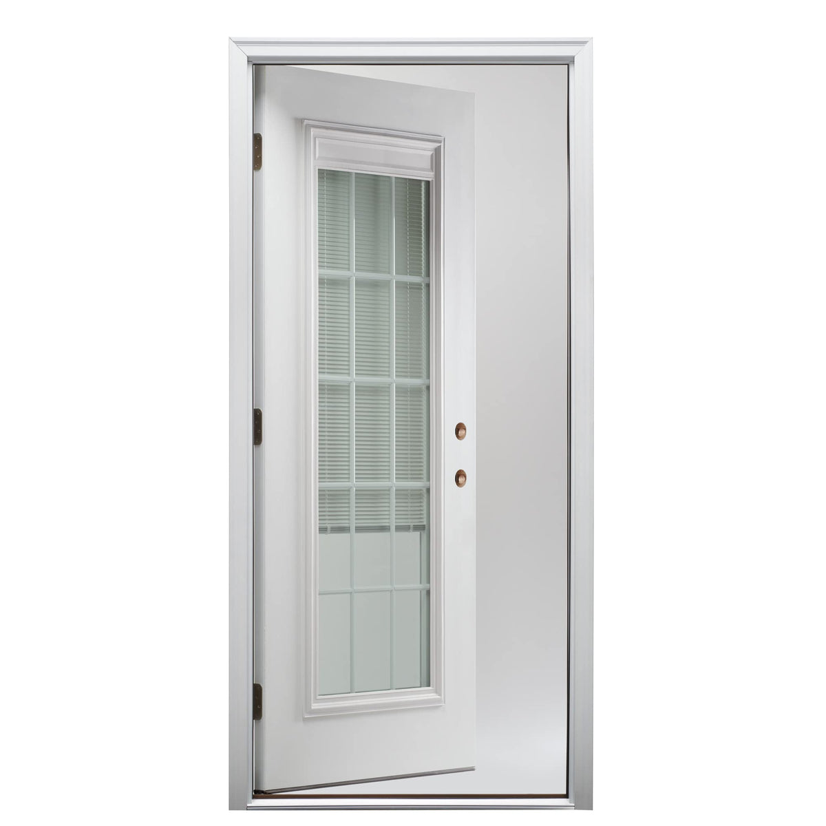 Fiberglass Smooth Primed Left Hand In-Swing Prehung Front Door Full Lite 36" x 80" A6827