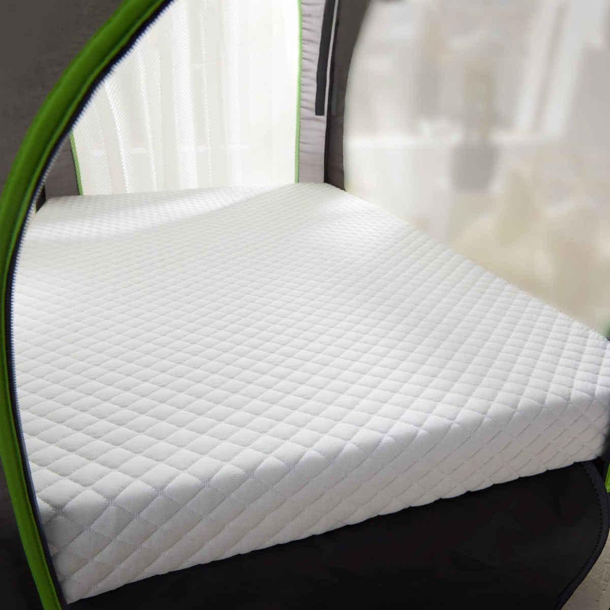 3" Waterproof Memory Foam Pack and Play Mattress White W46172
