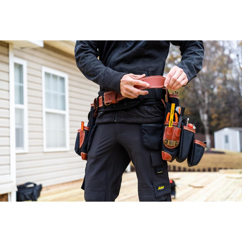Black Brown 4 Piece Tool Belt G5947