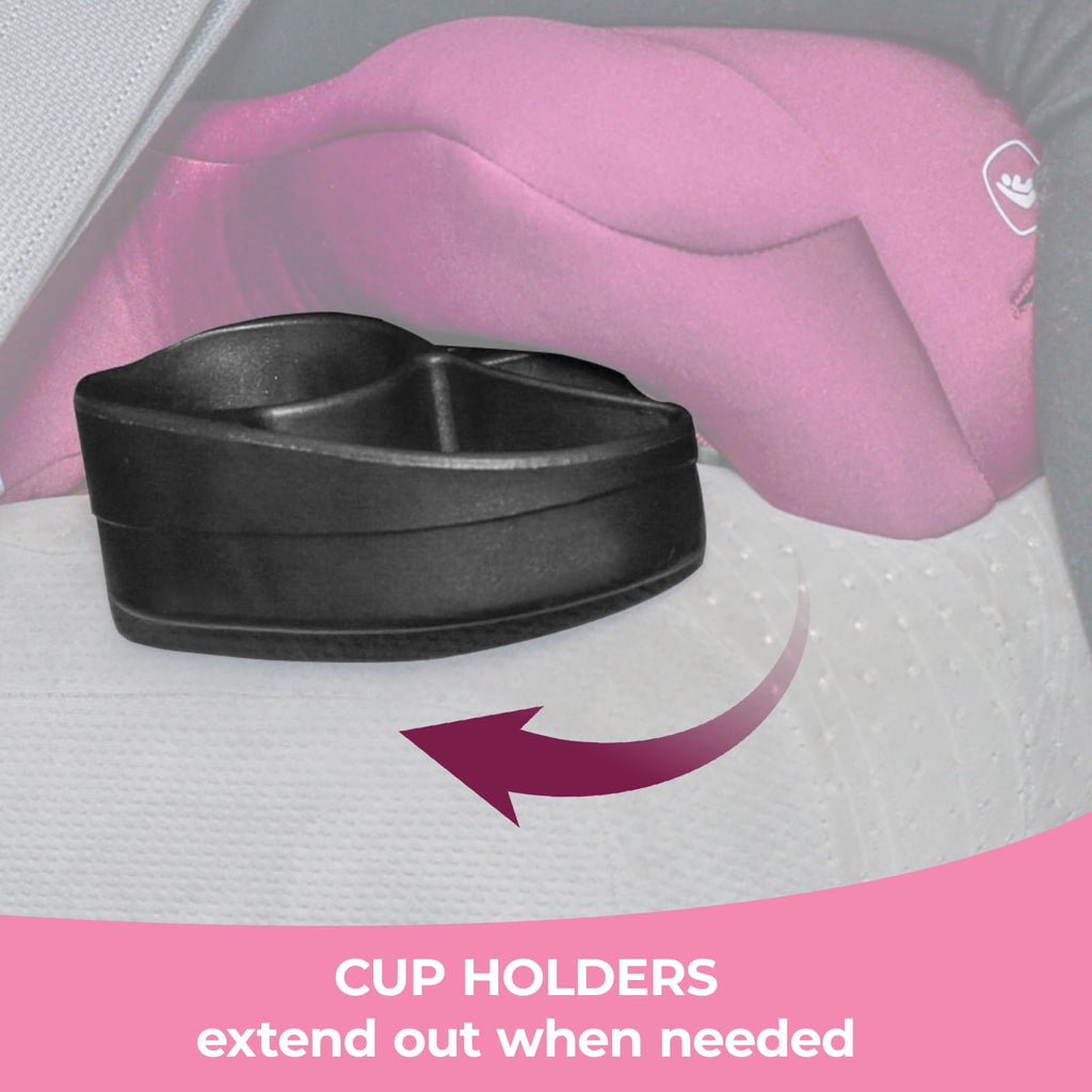 2-in-1 Belt Positioning Booster Seat, Pink N2995