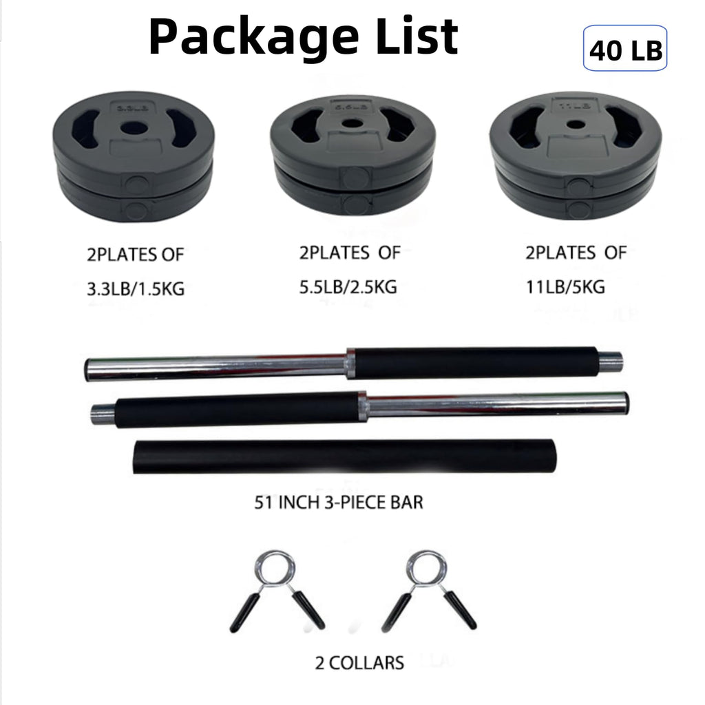 Adjustable Barbell Weight Set C603740