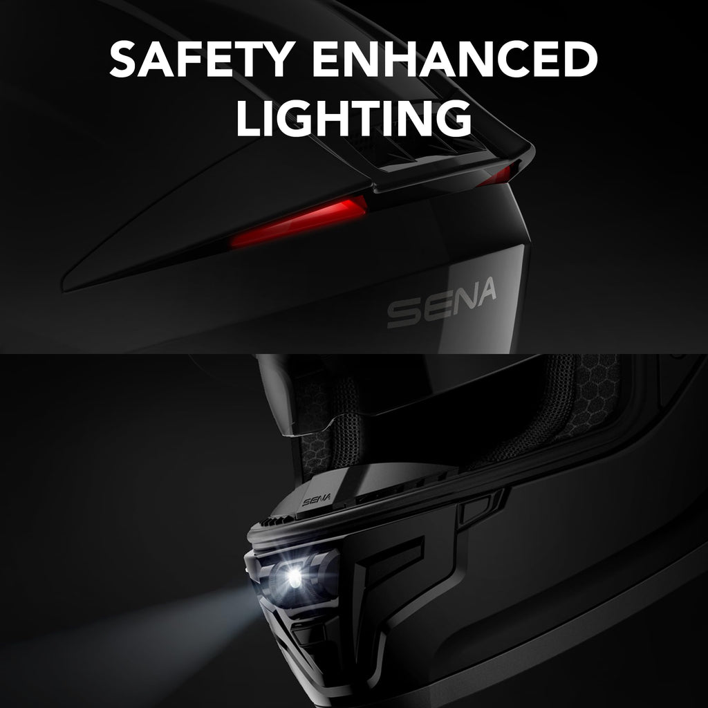Full Face Smart Motorcycle Helmet with Integrated Communications B260218