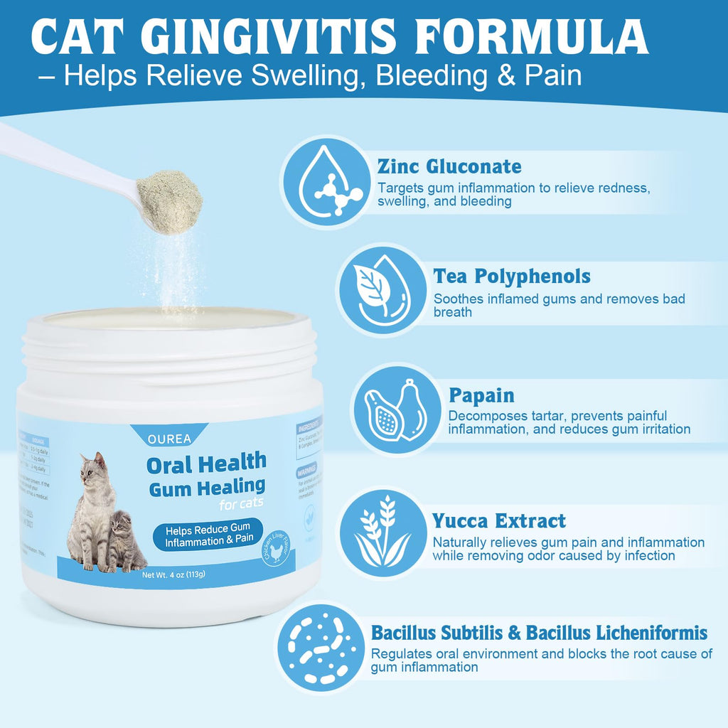 Natural Plant-Based Cat Oral Care Z3482