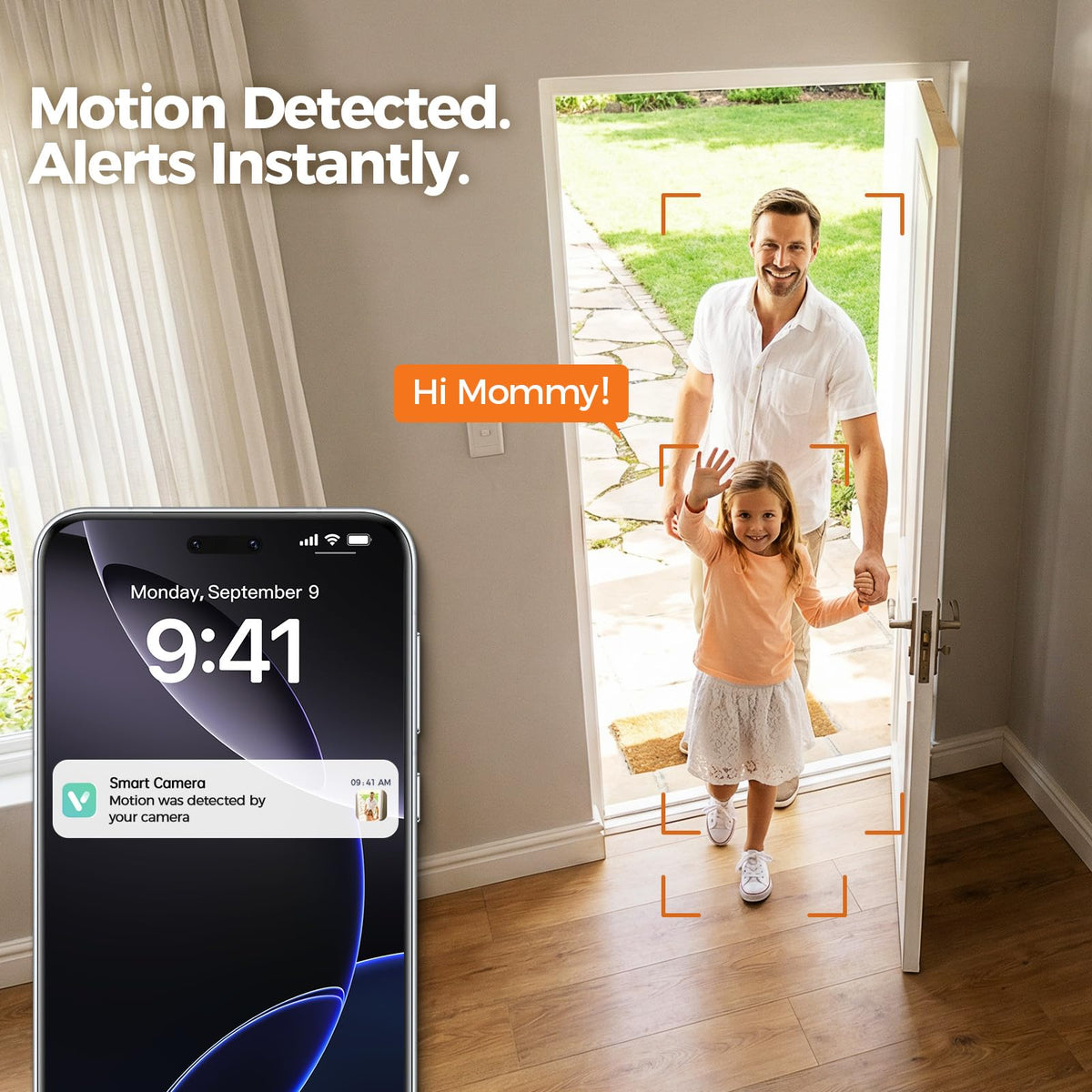 2K Indoor Security Camera 4-Pack with Night Vision F6114