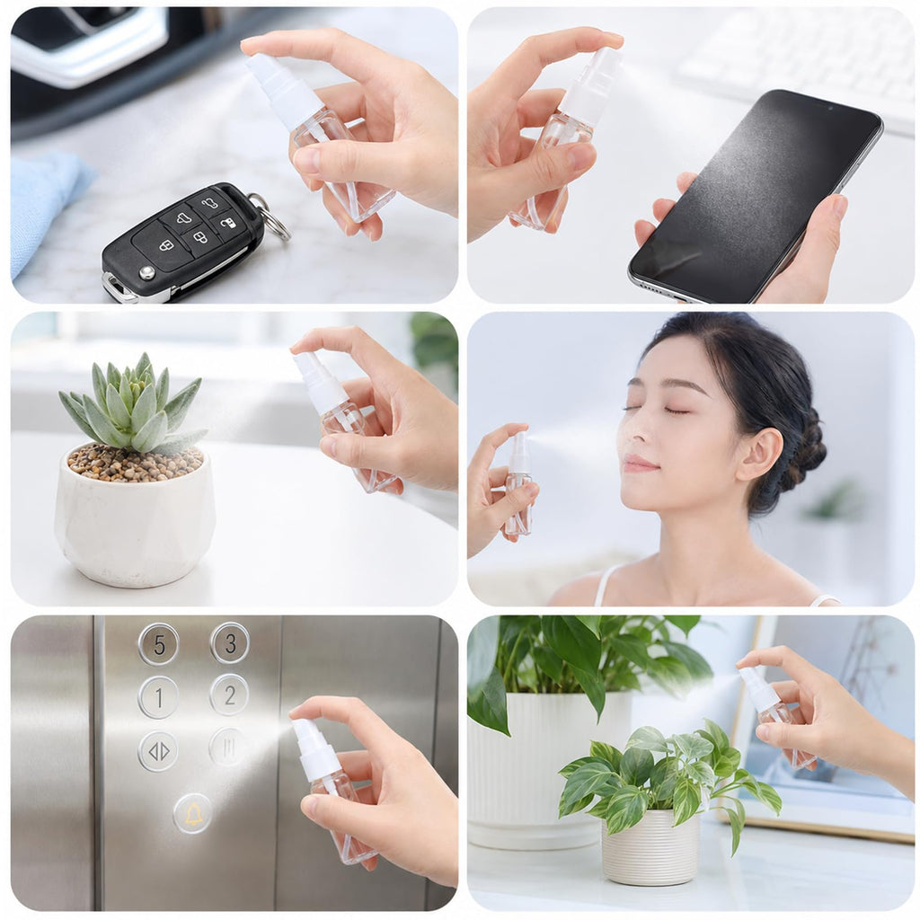 8 Pcs 0.5 Oz Fine Mist Travel Spray Bottles K670