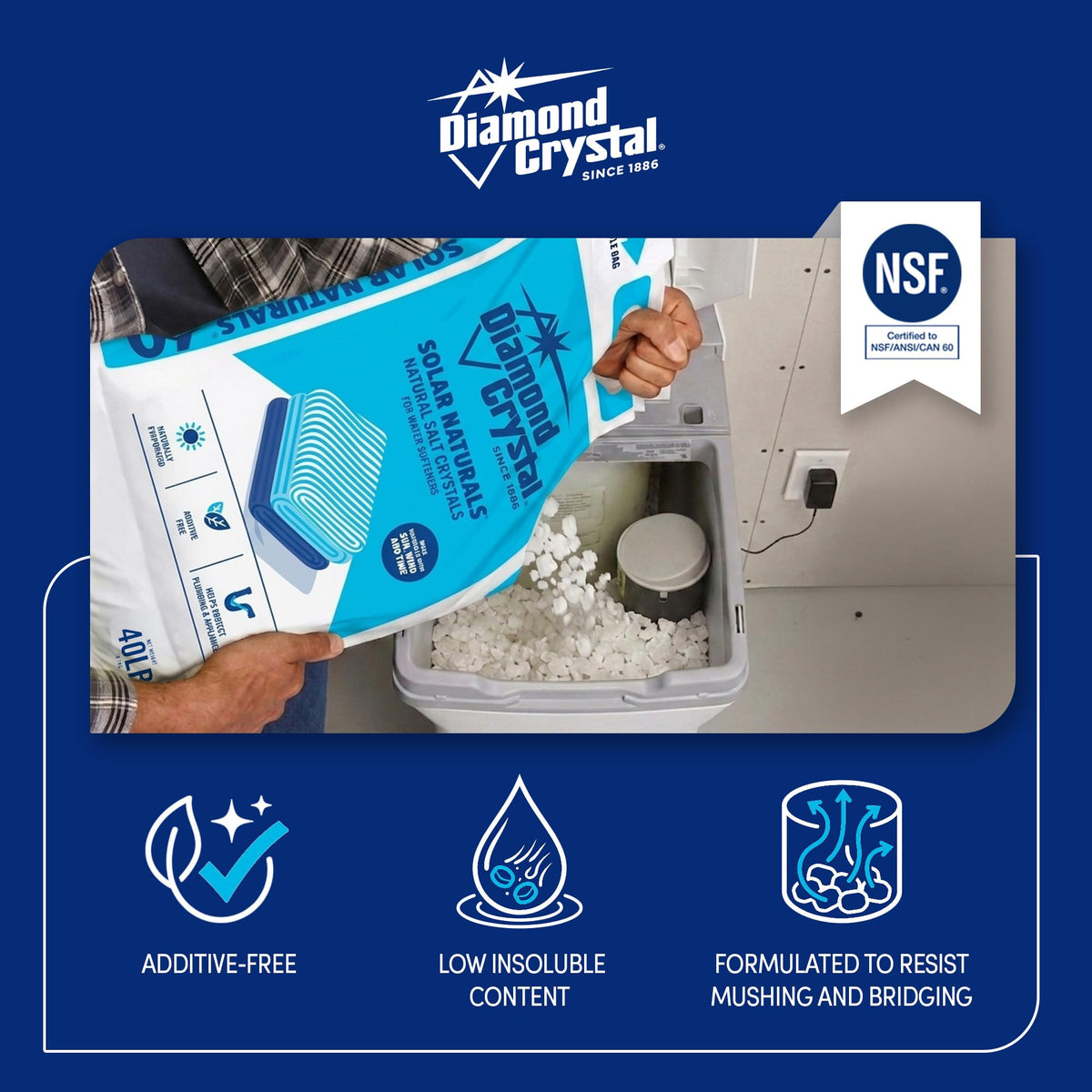 Solar Water Softener Salt 3 Pack 40 lbs Q10678