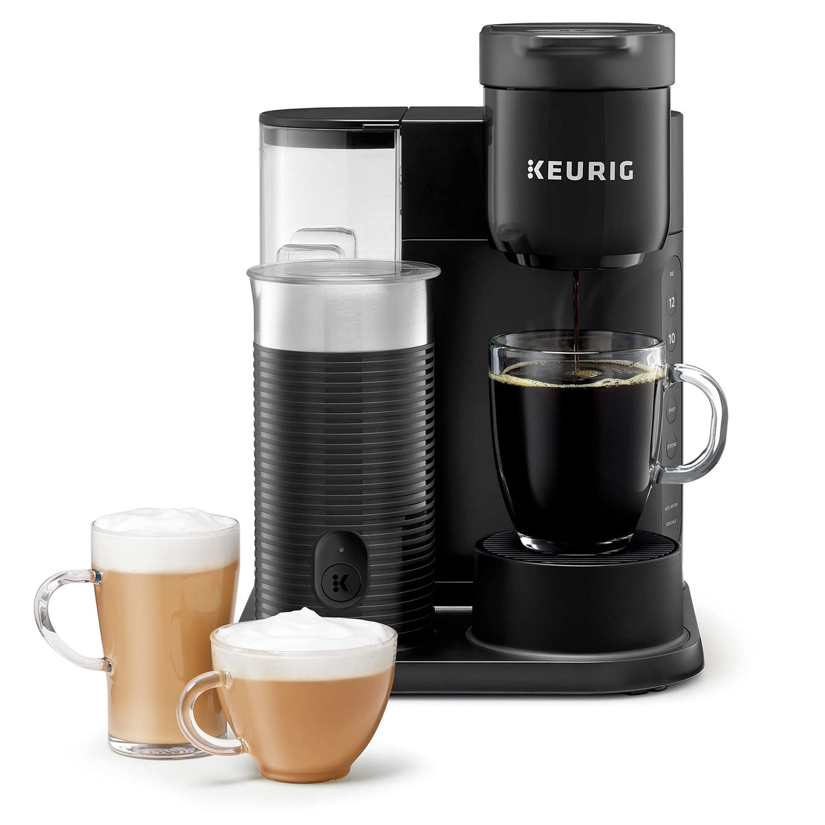 Single Serve Coffee, Latte and Cappuccino Maker, Black O260