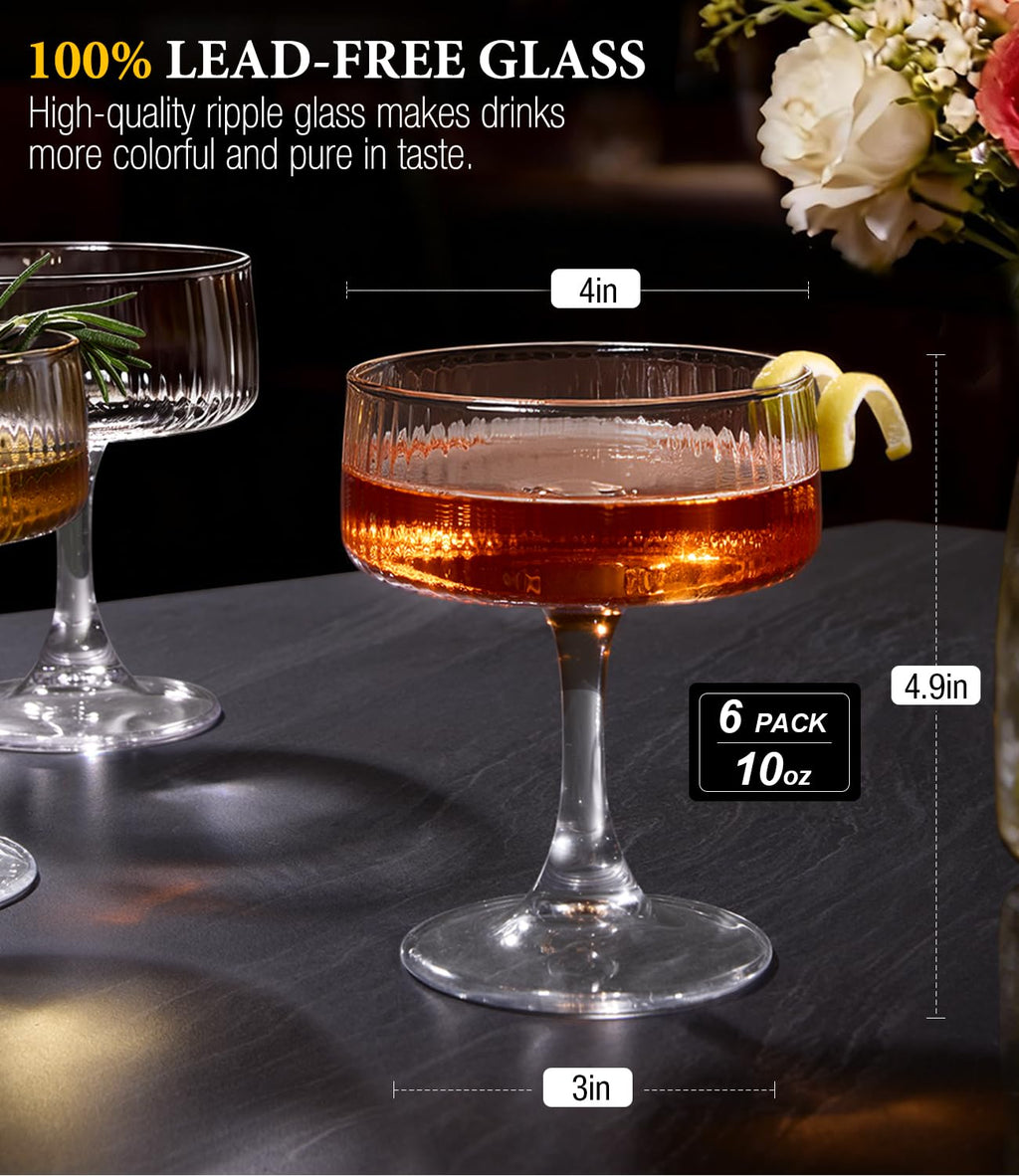 Champagne Glasses Set of 6 H4300