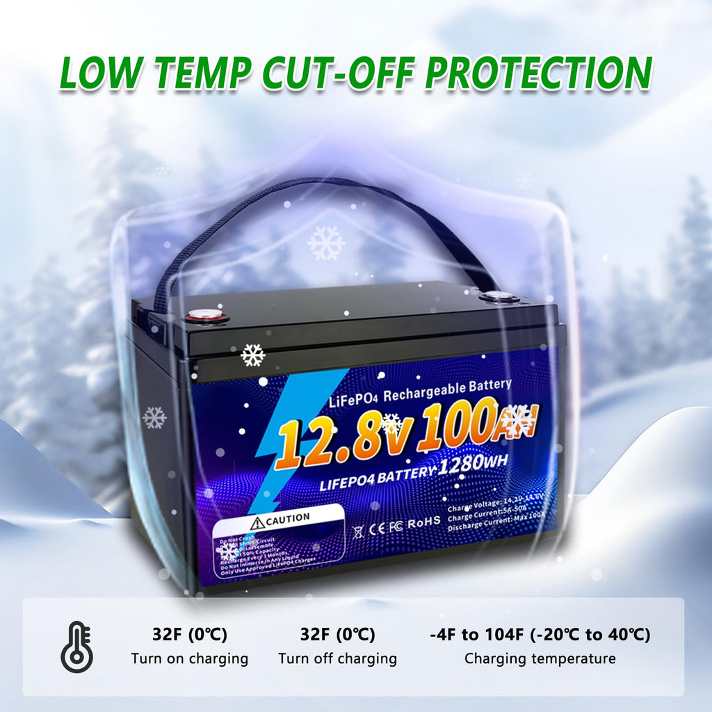 12V 100Ah LiFePO4 Battery O5553