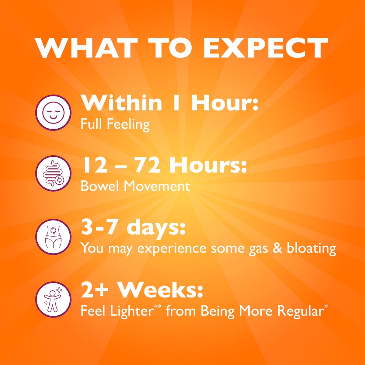 Sugar-Free Orange Flavored Psyllium Husk Fiber Powder I9542