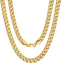 Cuban Link Chain Stainless Steel Necklace Q234