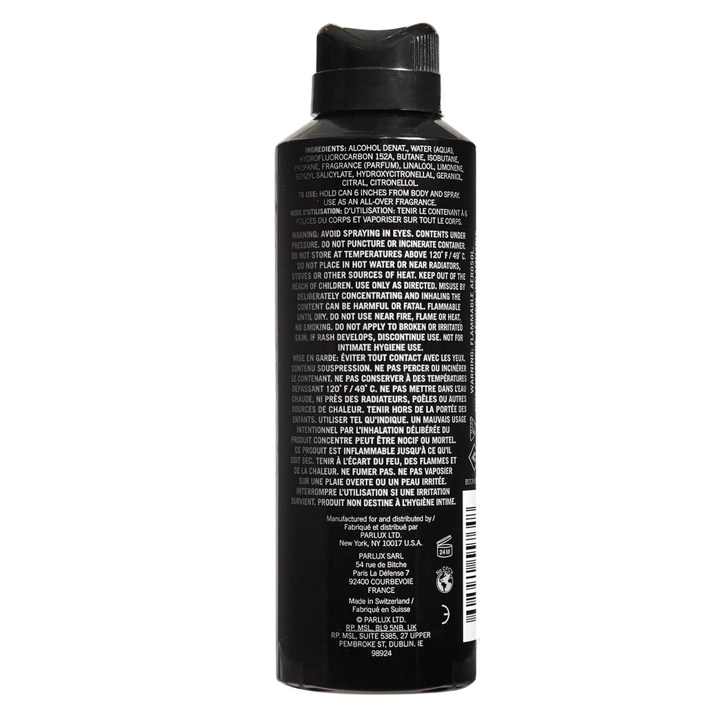 Black All Over Body Spray 6.0 Fl. Oz U827050