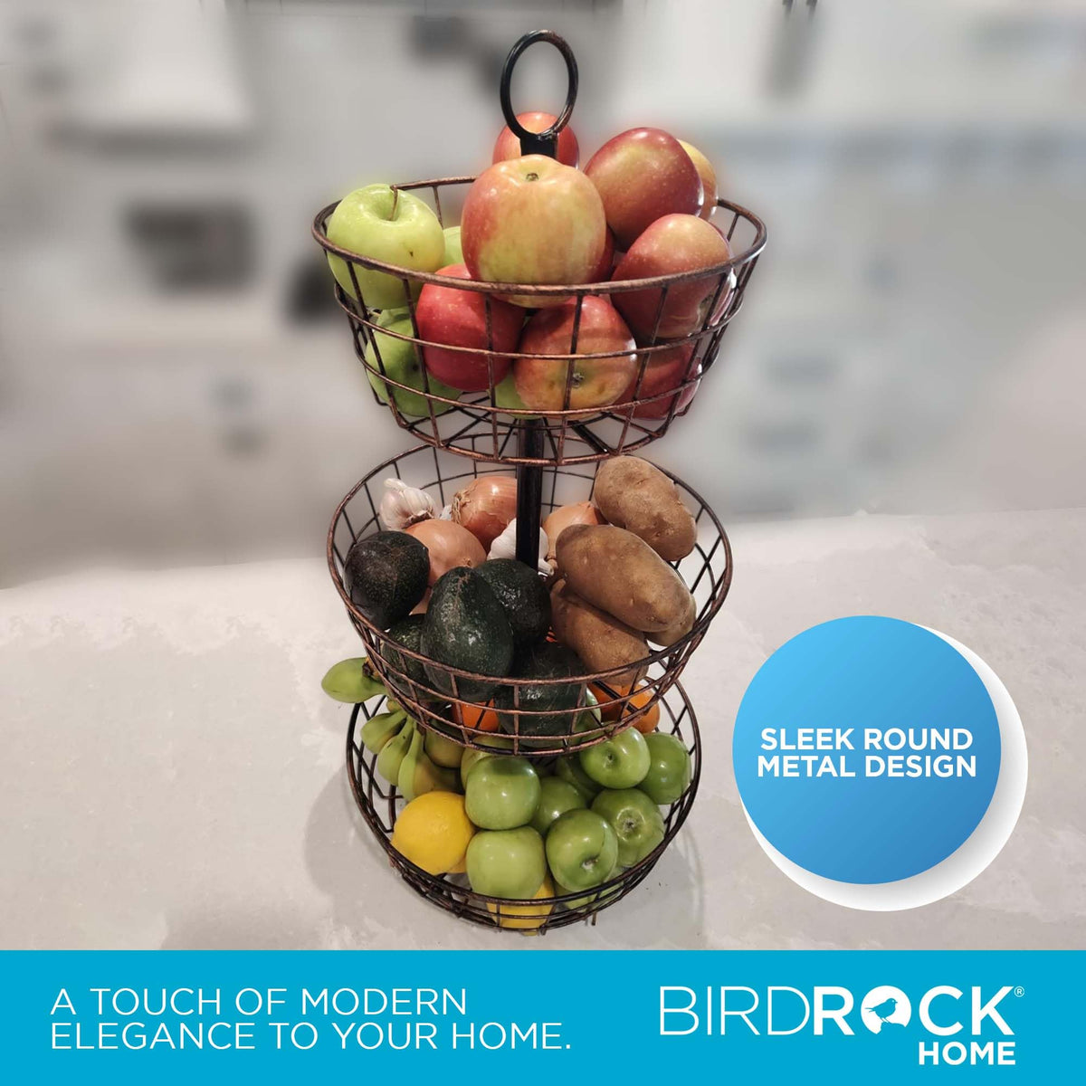 3 Tier Wire Fruit Basket C773597