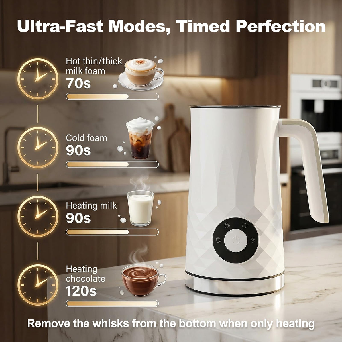 Milk Frother and Steamer H112762
