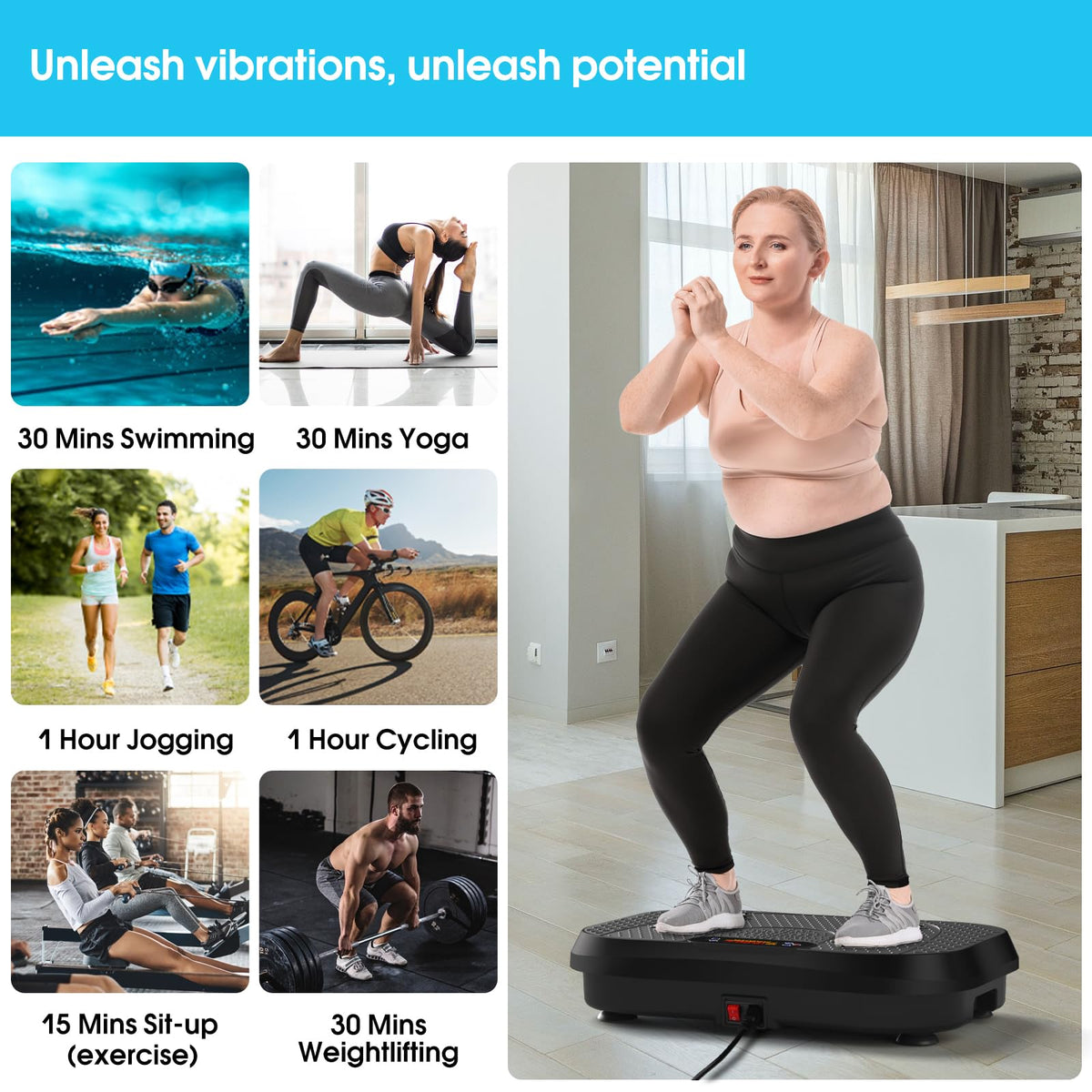 Vibration Plate Exercise Machine P754